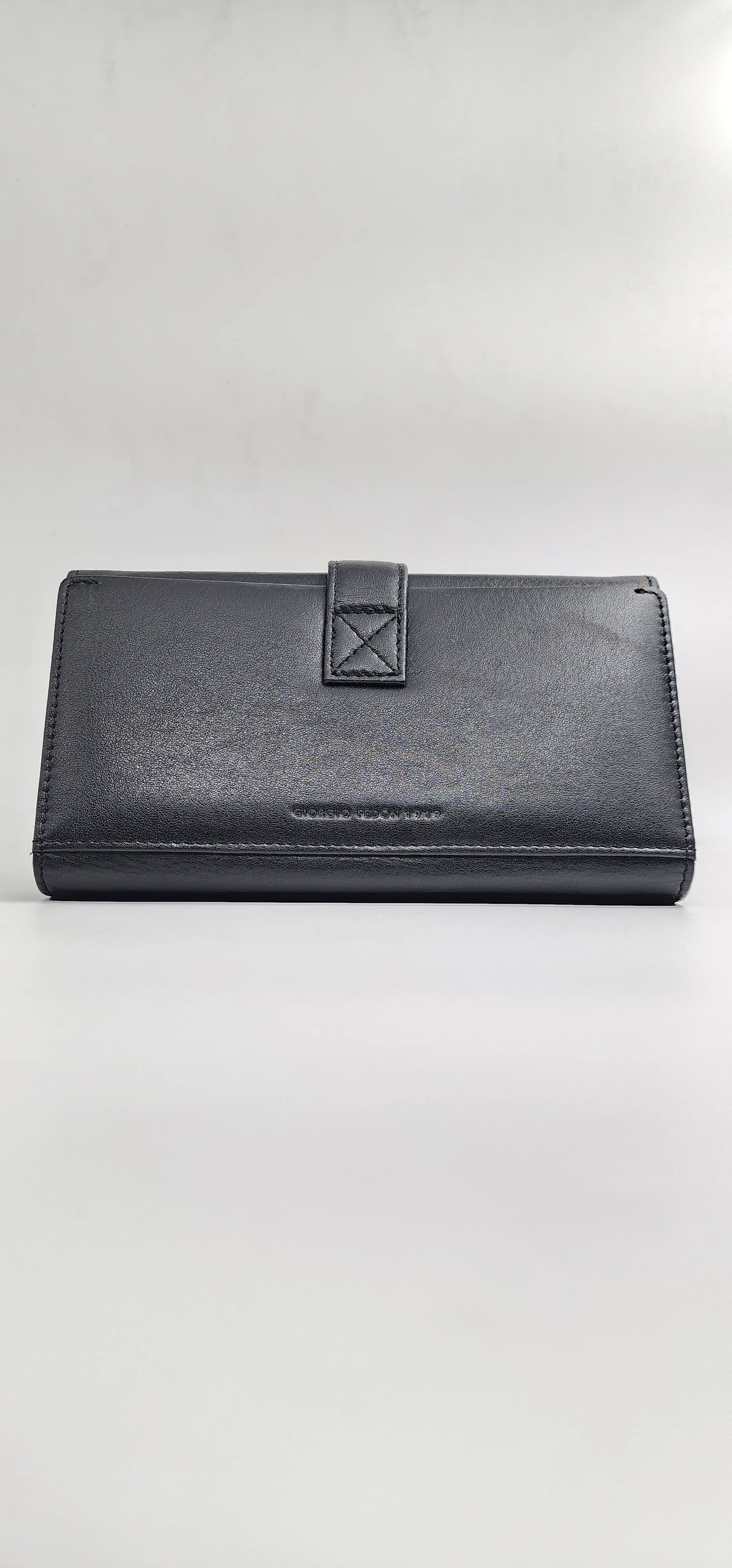 WOMENS BLACK GIORGIO FEDON PURSE